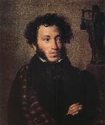 Orest Kiprensky Portrait of Alexander Pushkin oil painting